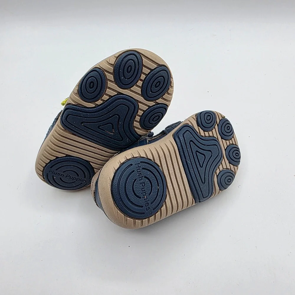 Hush Puppies Quin Paw Flex Navy Blue Fisherman Sandals Toddler Boy 4M HL261370